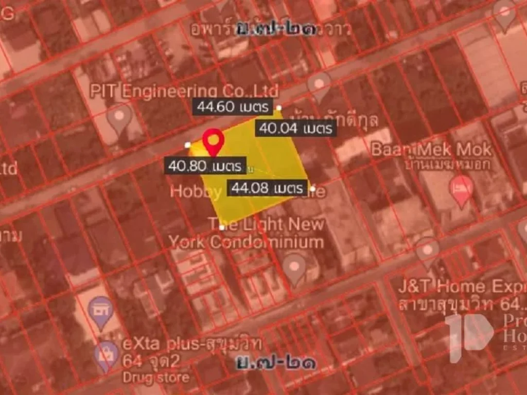 ขายที่ดิน สุขุมวิท 62-64 ที่ดินเปล่า ทำเลดี ใกล้ทางด่วน