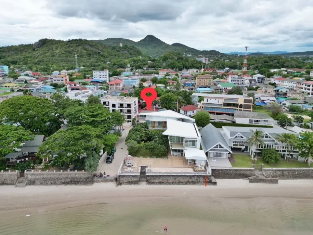 บ้าน เกือบ ติดทะเล หัวหิน บรรยากาศดี เดินทางสะดวก หาดทรายสวย