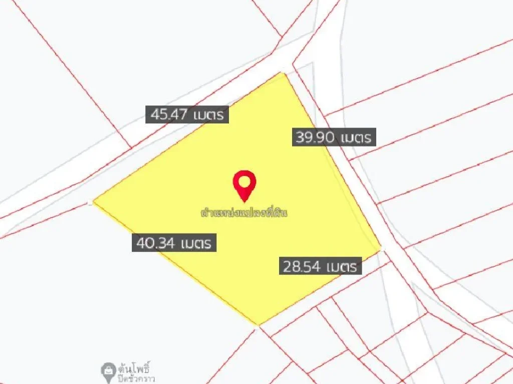 ขายที่ดินโคกปีบ 345 ตรว ซอยชุมชนยั่งยืน ใกล้ถ319 เพียง 100