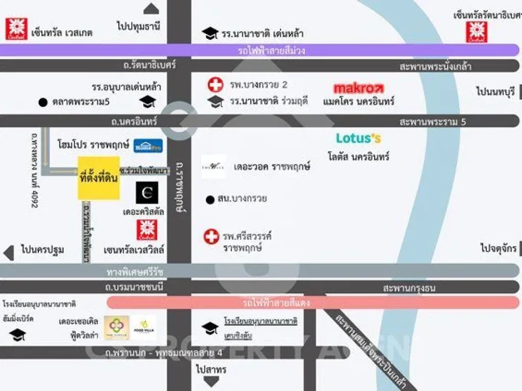 ขายด่วน ลดจากราคาตลาด 30 ที่ดินใกล้เซลทรัลเวสวิลล์ ขนาด