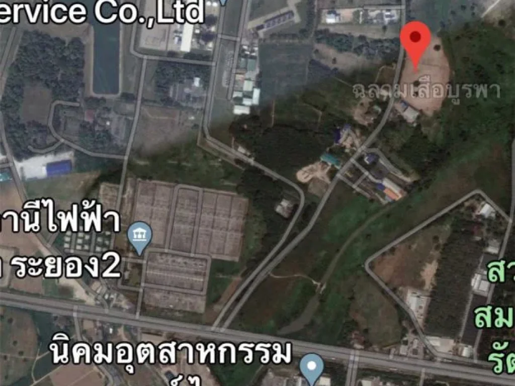 ขายที่ดินผังสีม่วง ตห้วยโป่ง อเมือง จระยอง 56 ไร่