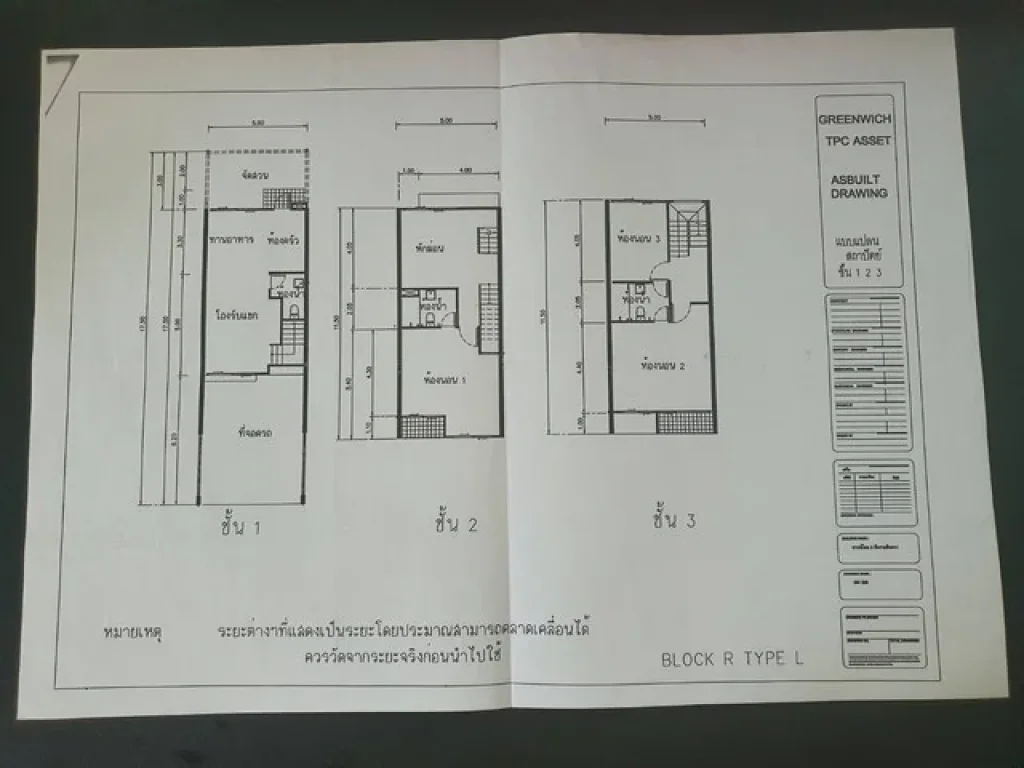 ขายโฮมออฟฟิศ 3 ชั้น หมู่บ้านกรีนิช รามอินทรา เนื้อที่ 219 ตรว 3 นอน 3 น้ำ พร้อมแอร์ครบทุกห้อง