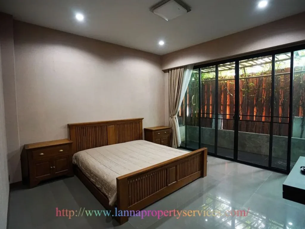 For rent-Furnished house with 2 bedrooms in community near SBS Chiang Mai