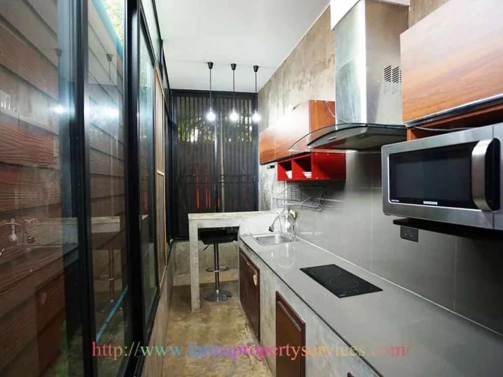 For rent-Furnished house with 2 bedrooms in community near SBS Chiang Mai