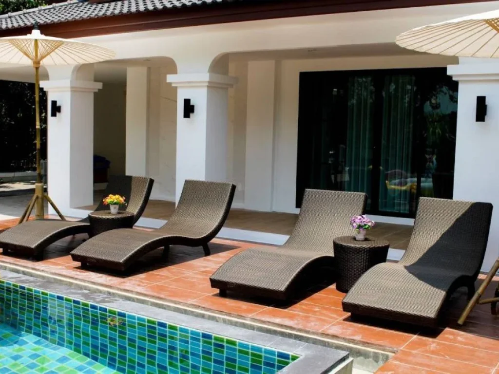 Pool Villa Modern Luxury บ้านเดี่ยว โครงการคุณภาพ วงแหวนรอบสอง มีความร่มรื่น ด้านหลังติดทะเลสาป บริเวณรอบๆมีความเป็นธรรมชาติ เดินทางสะดวก มี รปภตลอด