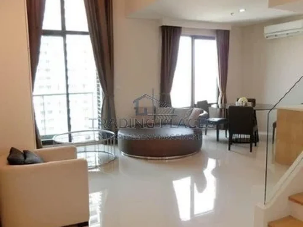 ให้เช่า วิลล่า อโศก Villa Asoke DUPLEX 80ตรม 1 นอน 42000 baht