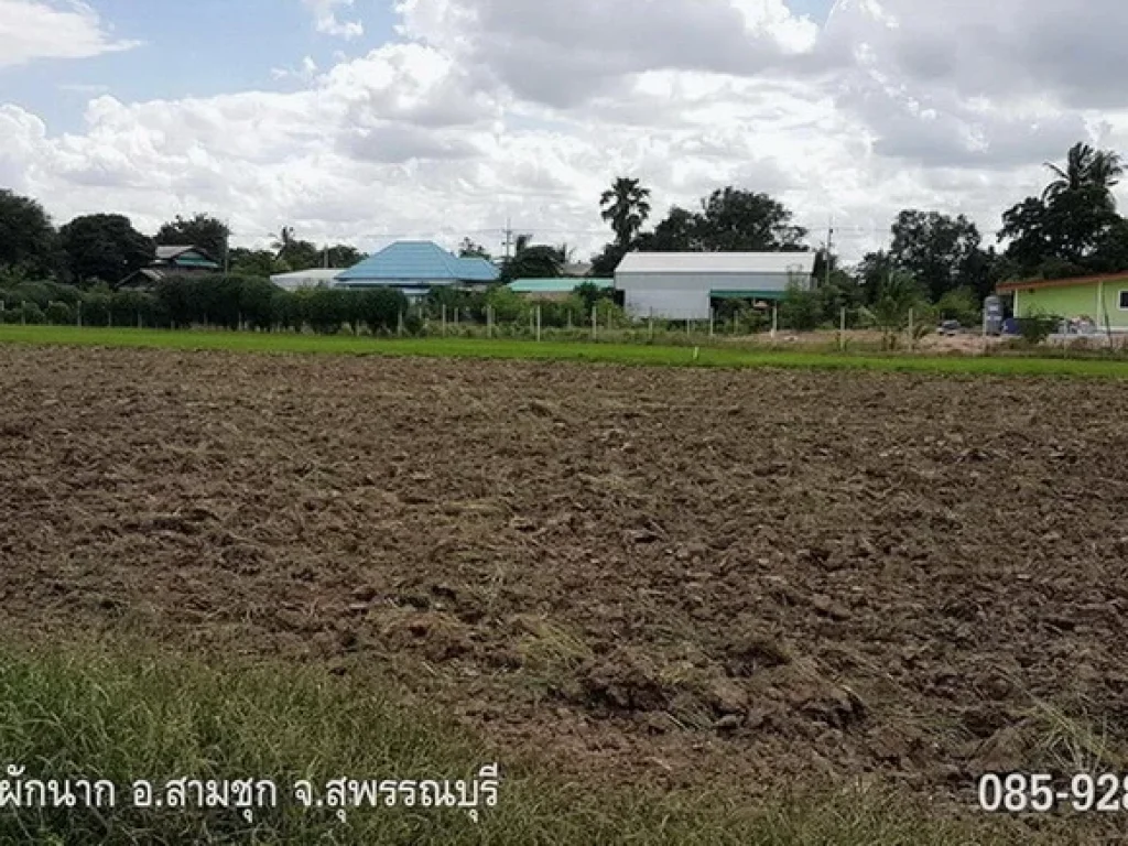 ขายที่ดิน หนองผักนาก สามชุก สุพรรณบุรี 9-2-28 ไร่