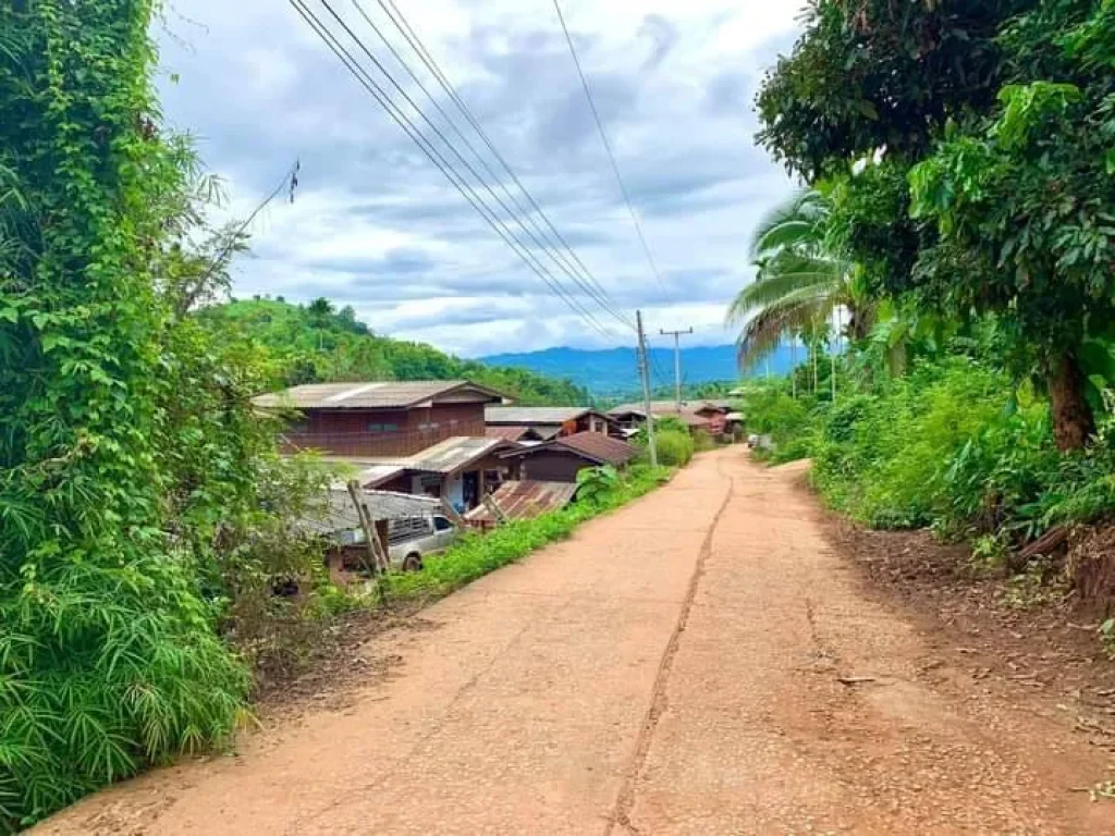 ขายที่ดินติดธารน้ำ ท่าผาแม่แจ่ม วิวเนินดอย เชียงใหม่