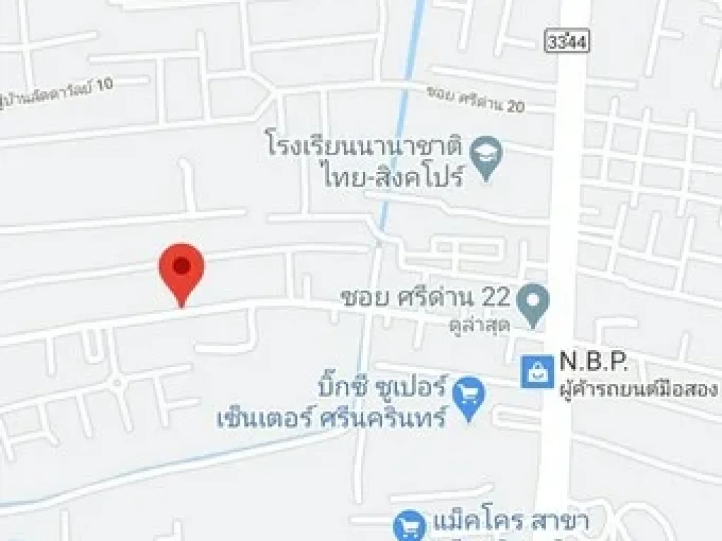 ขายที่ดิน ศรีนครินทร์ ศรีด่าน 22 แปลงสวย 3 ไร่ ติดถนนหลัก ราคาถูกมาก