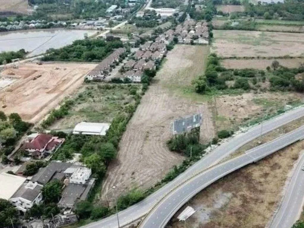 ขาย ที่ดิน 7 ไร่ ริมถนน สาย345 ใกล้ทางลงถนนราชพฤกษ์