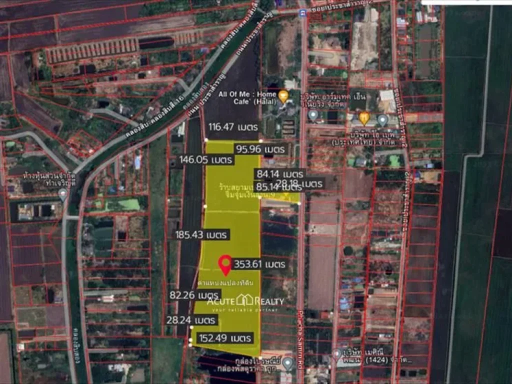 ขายถูก ที่ดิน 38 ไร่มีทางเข้าถนนประชาสำราญ หนองจอก