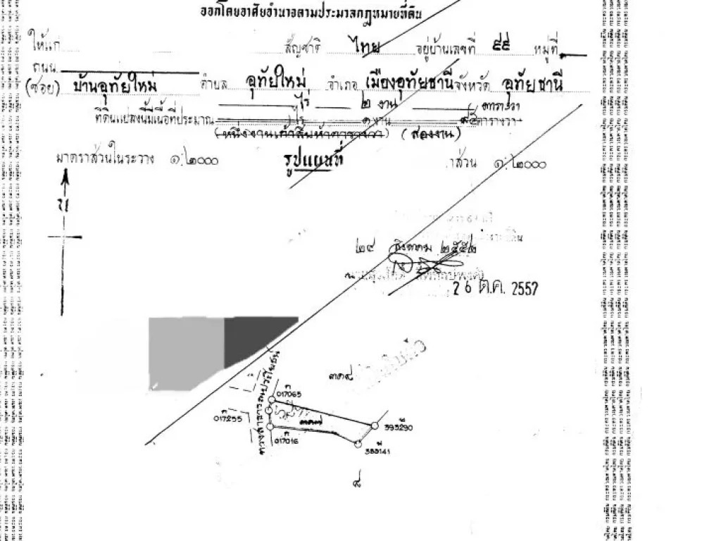 ขายบ้าน 2 หลัง พร้อมที่ดิน 200 ตารางวา ในเมืองอุทัยธานี