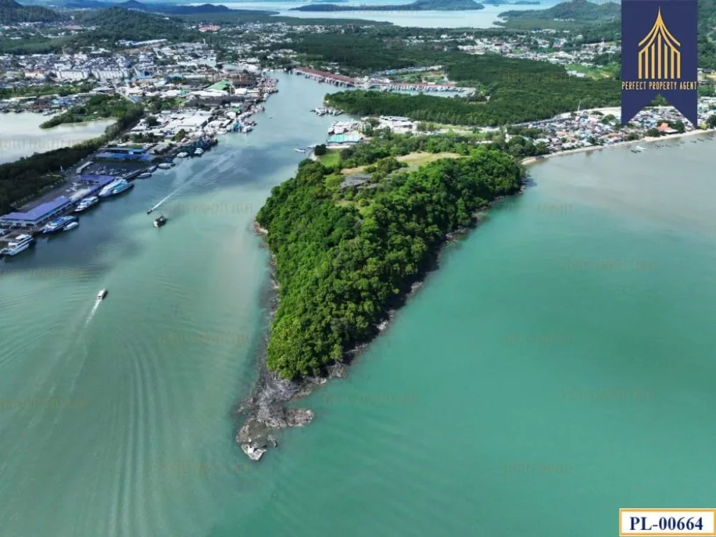 ขายที่ดิน ติดทะเล 51 ไร่ ภูเก็ต เกาะสิเหร่ ใกล้ท่าเรือรัษฎา