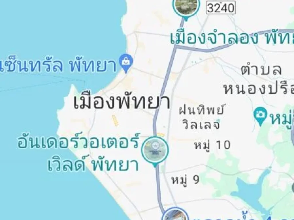 ขายที่ดิน ทำเลท่องเที่ยว ที่สำคัญของพัทยา แหล่งชุมชนๆ