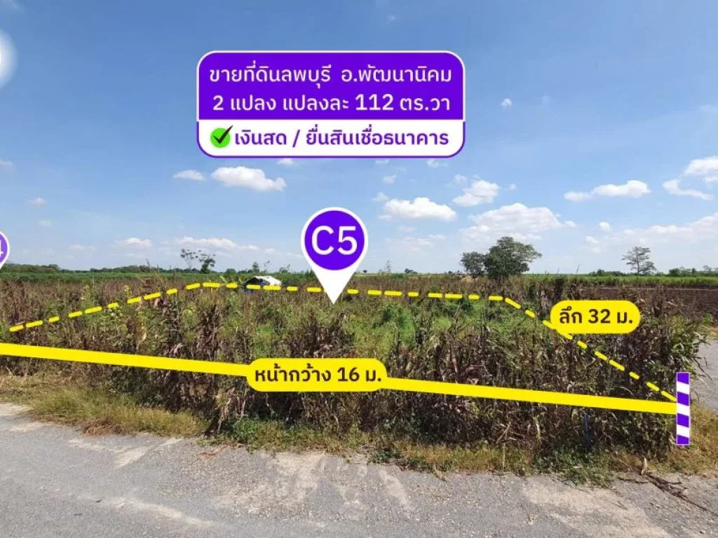 ขายที่ดินโฉนด 112 ตรว น้ำ-ไฟถึง ตช่องสาริกา อพัฒนานิคม