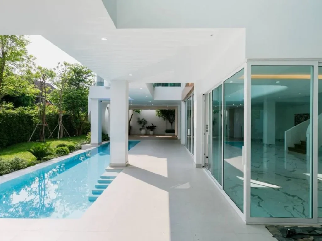 Modern luxury Pool villa บ้านสร้างใหม่ ในหมู่บ้านเวิลด์คลับแ