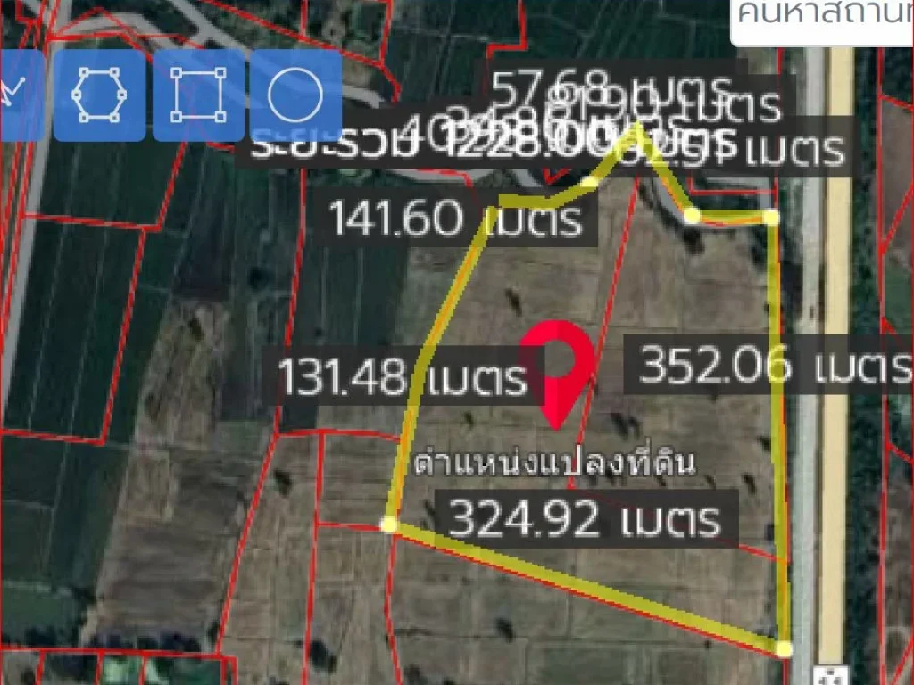 ขายที่ดิน 52 ไร่ ติดถนนอินทร์บุรี-เชียงใหม่ทางหลวงหมายเลข