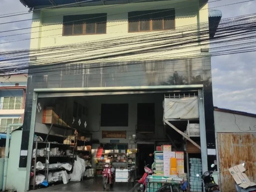 ขายอาคาร 4 ชั้น ใกล้แหล่งค้าขาย ตลาดเมืองใหม่-จังหวัดเชียงให