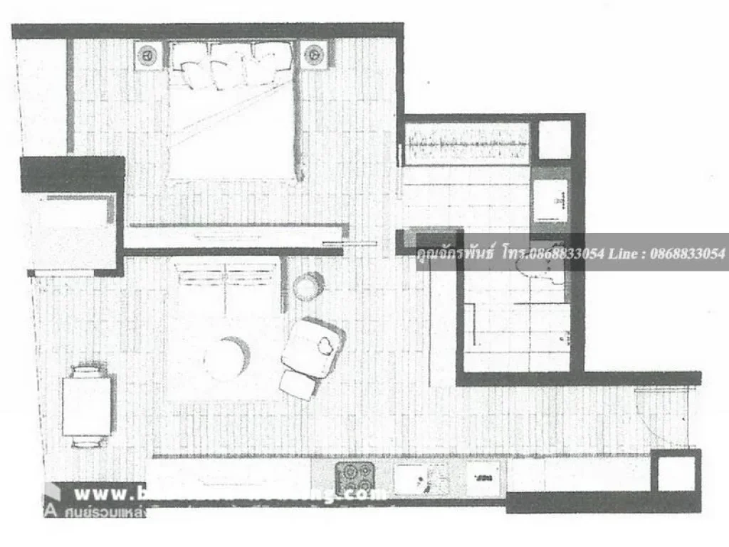 ขายคอนโดThe alcove ทองหล่อ10 มี 1 ห้องนอน 54 ตรม ที่