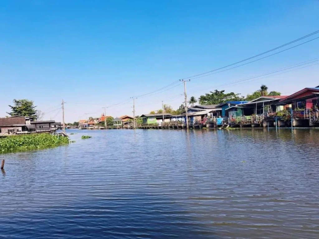 ที่ดินติดคลองอ้อมนนท์สวย 1 ไร่ และติดถนนสาธารณะคอนกรีต 6 เมตร