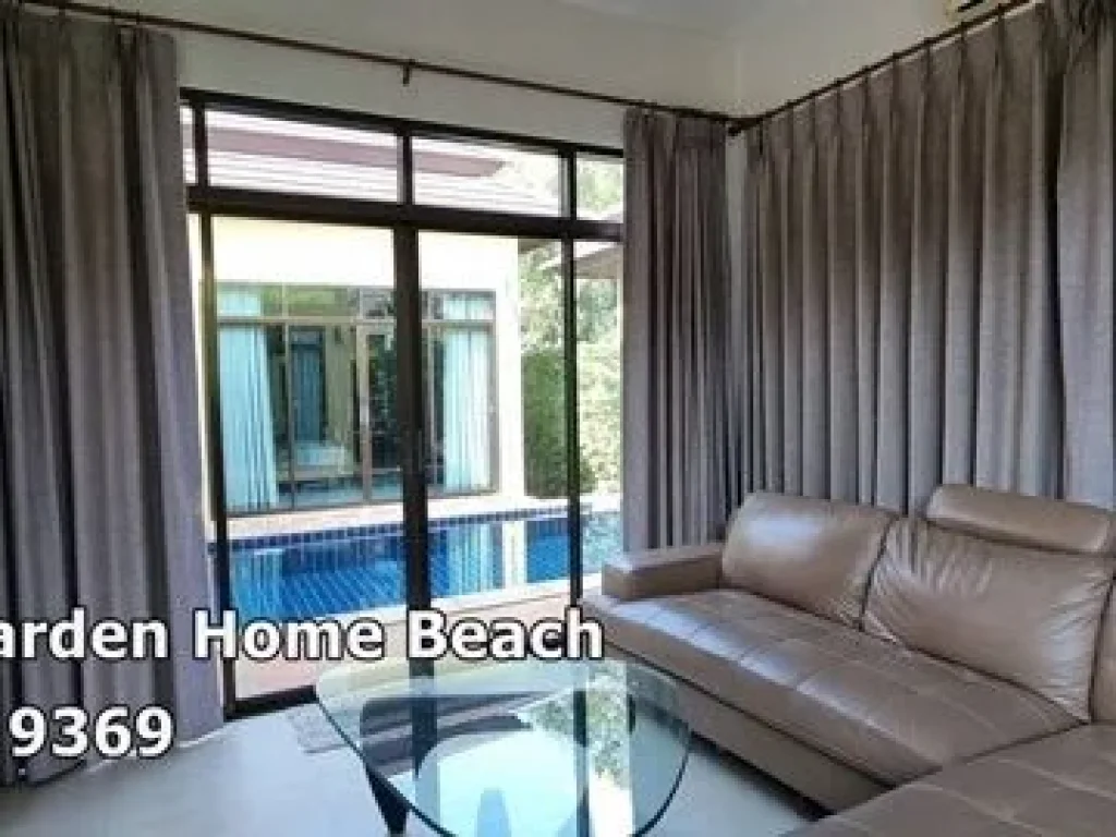 ขายบ้านเดี่ยวพลูวิลล่า ใกล้ทะเล Grand Garden Home Beach ขนาด