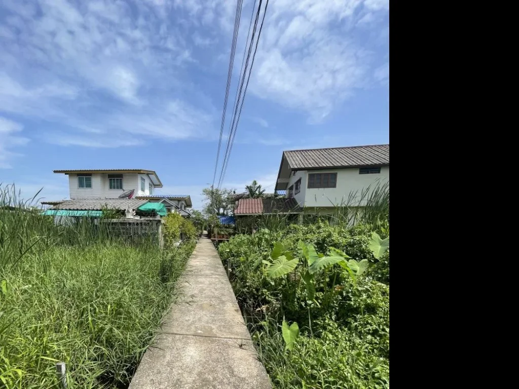 ขายที่ดินเปล่าแปลงเล็ก เลียบทางรถไฟสถานีศาลาธรรมสพน์