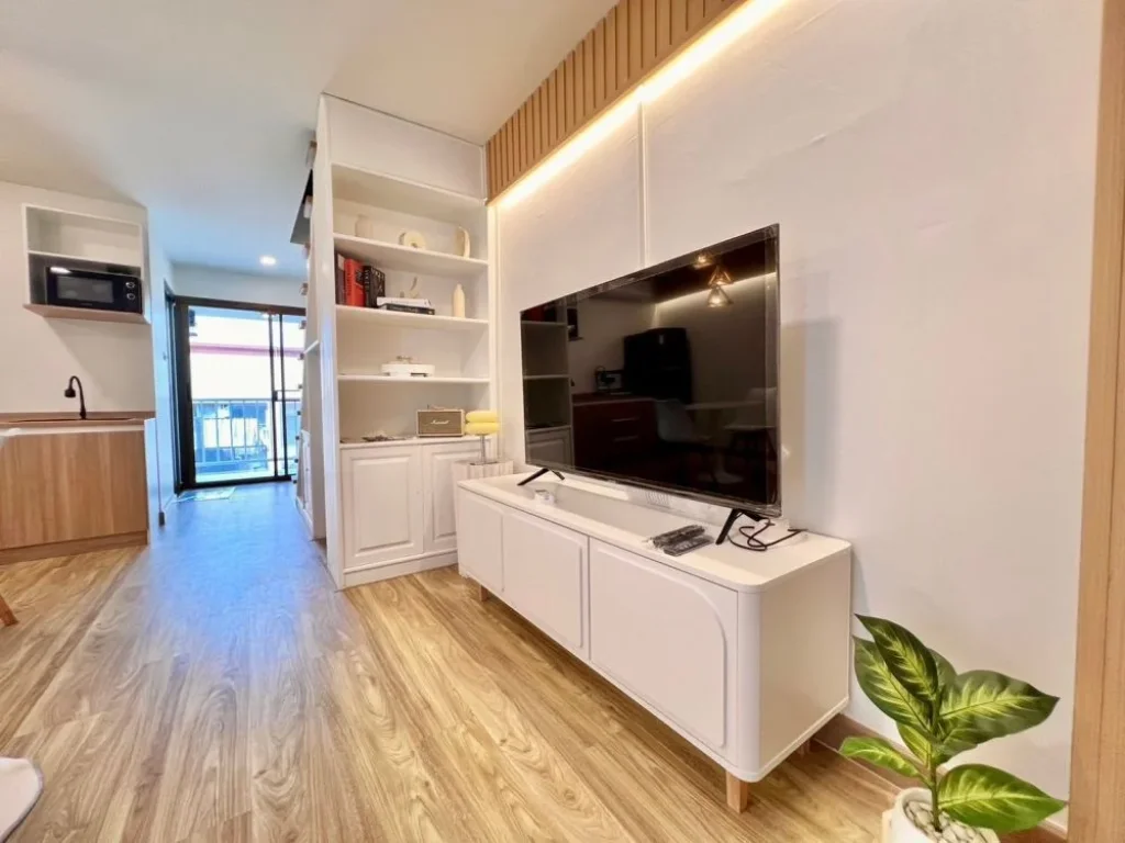 ขายคอนโดรีโนเวทใหม่ สไตล์มินิมอล PP condominium ห้องกว้าง