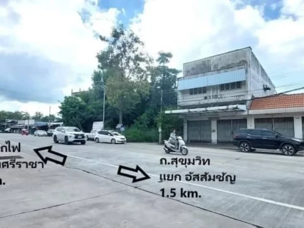 ขาย ที่ดิน ทำเล ในเมือง ศรีราชา ห่างจาก ถสุขุมวิท แยก