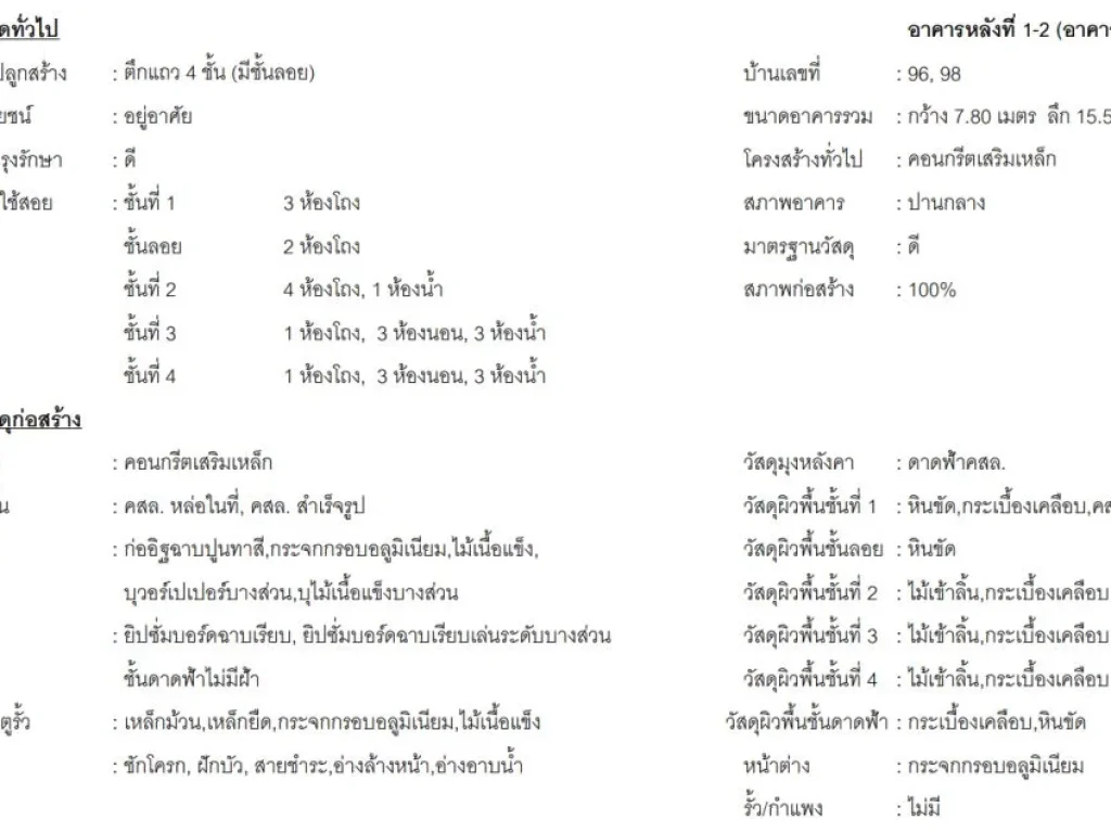 ขายตึกแถวถนนมหานคร บางรักขายตึกแถว 4 ชั้น มีชั้นลอย 11