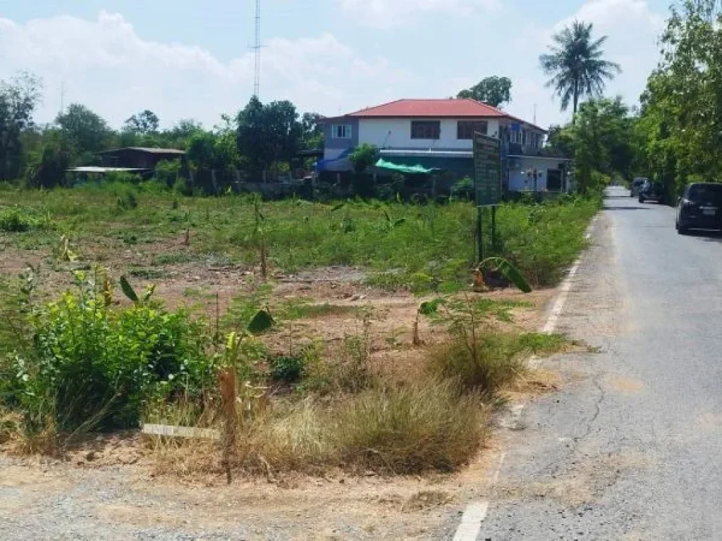 ที่ดินทำเลดี ถมแล้ว ห่างถนนคู่ขนานบางบัวทอง-สุพรรณบุรี เพียง