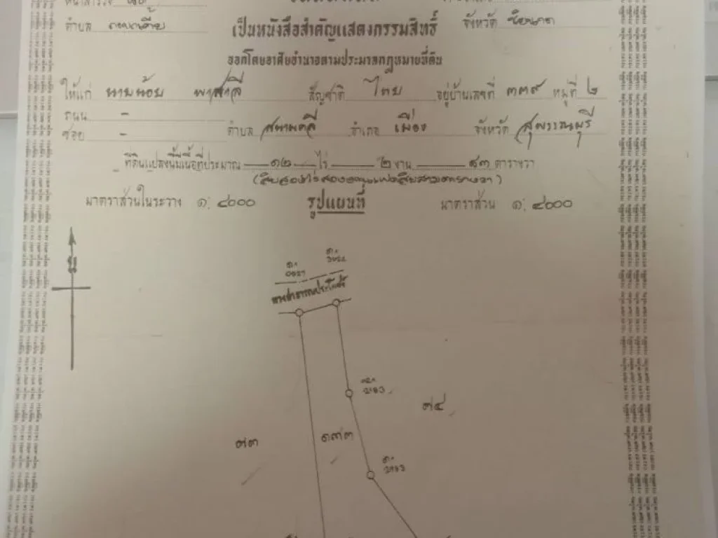 ขาย ที่ดิน ทำการเกษตร ติดถนนลาดยาง กะบกเตี้ย เนินขาม ชัยนาท