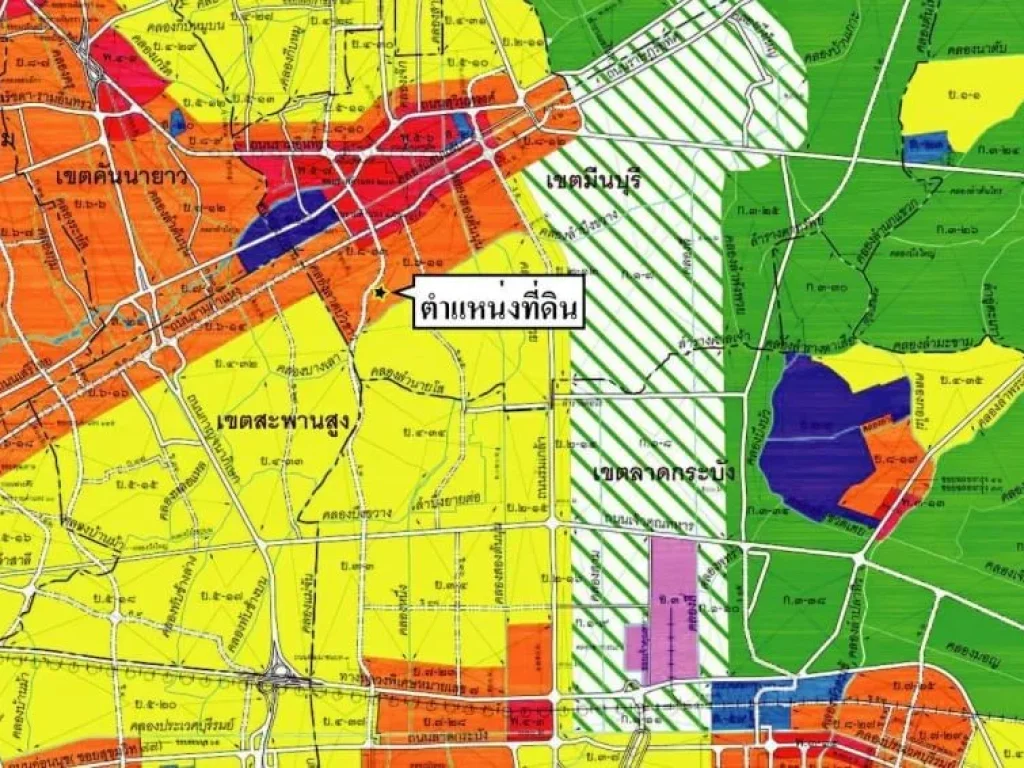 ขายถูกที่ดินบนถนนรามคำแหง ซอย 174หรือ ซอย หมู่บ้านบัวขาว