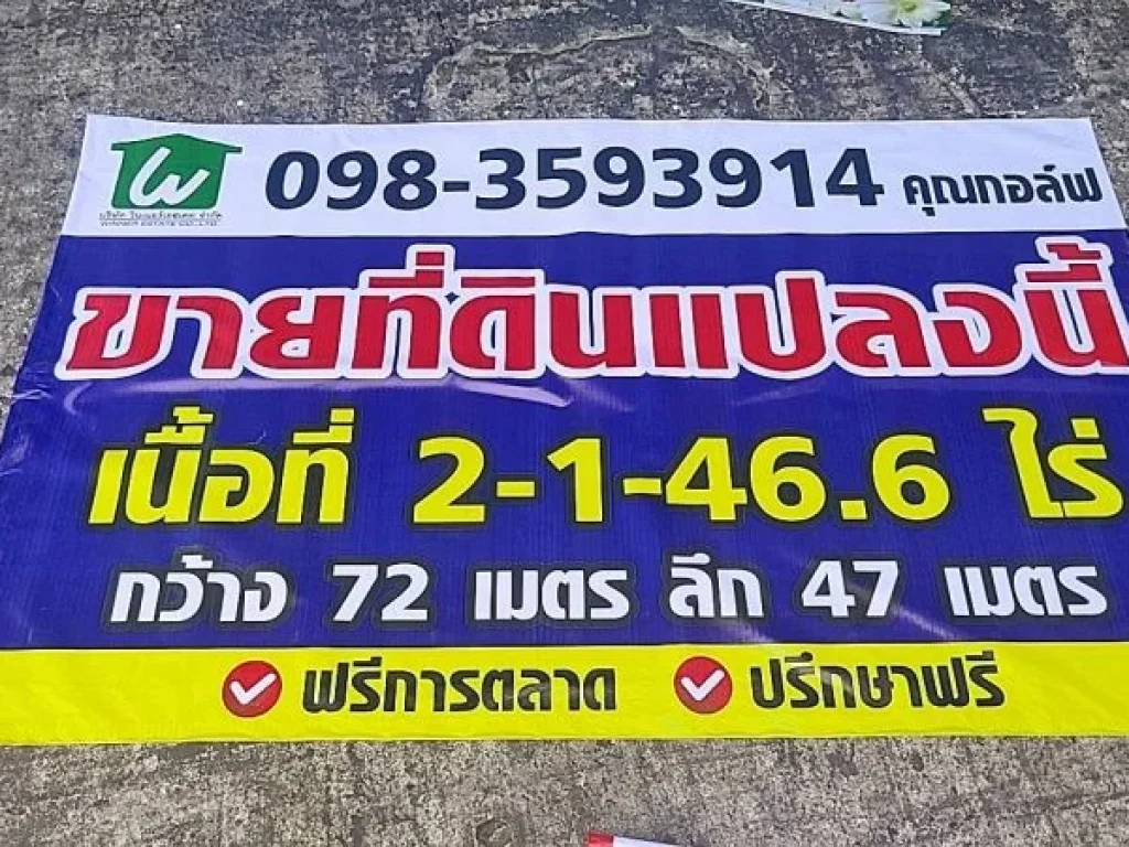 ขายต่ำกว่าตลาดที่ดิน 2 ไร่ ตหนองงูเหลียม อเฉลิมพระเกียรติ