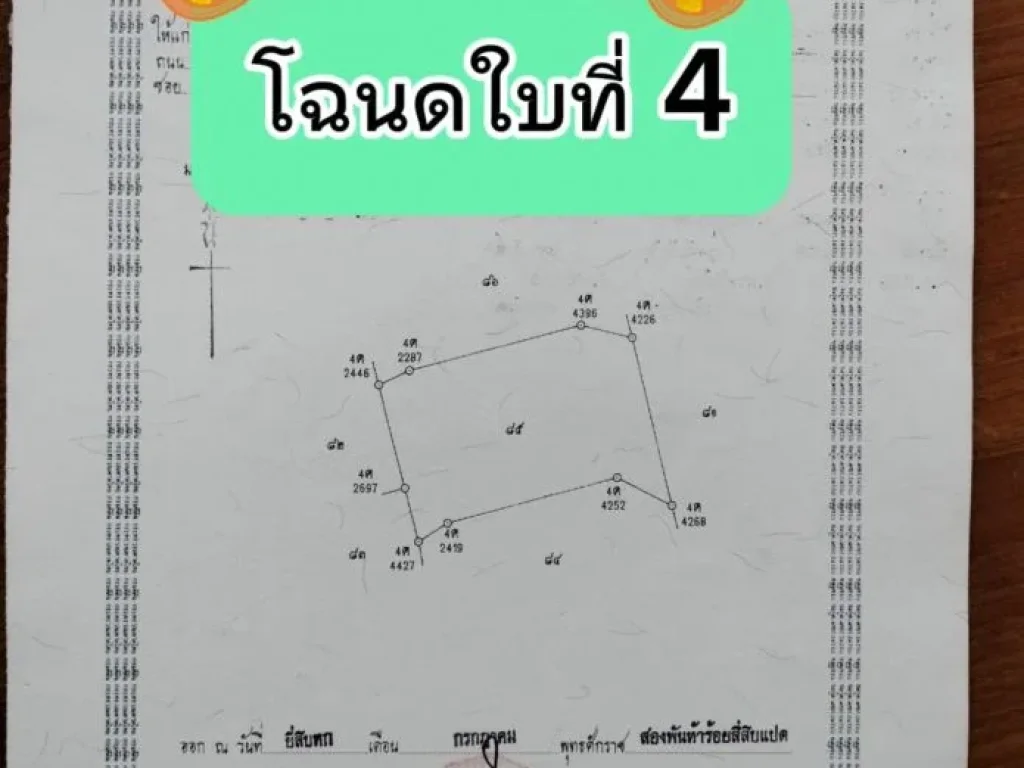 ที่ดินติดถนนใหญ่เหมาะทำธุรกิจทุกประเภททำเลหมู่บ้านจัดสรรเมือ