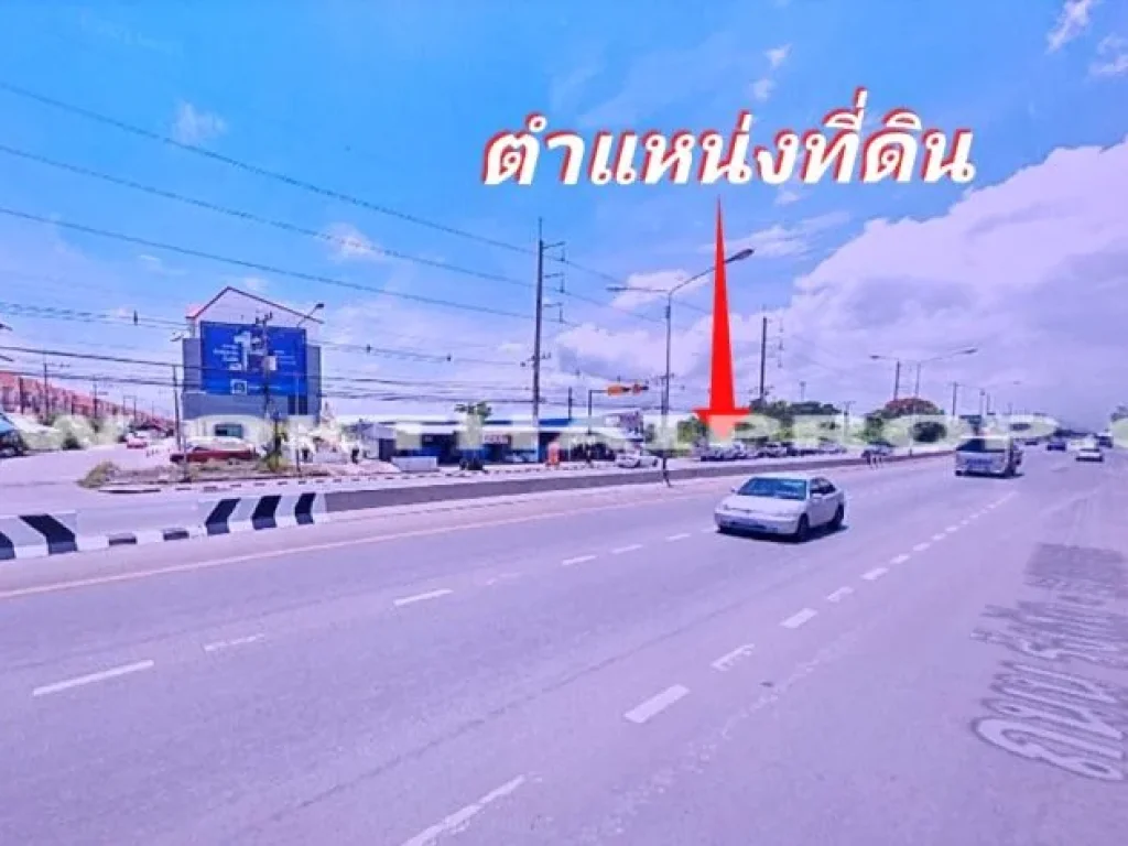 ที่ดินติดถนน ถรังสิต-นครนายก คลอง11 ธัญบุรี ปทุมธานี