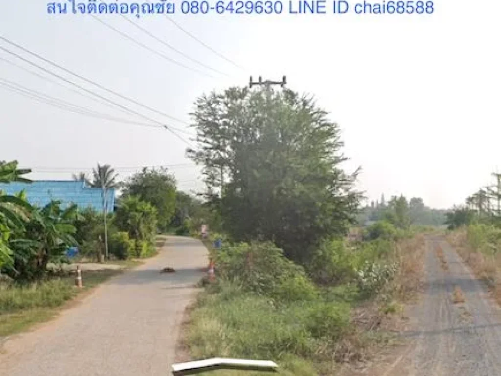 ขายที่ดิน 2ไร่ใกล้สถานีรถไฟลาดบัวขาว 500เมตร ห่างถนนมิตรภาพ