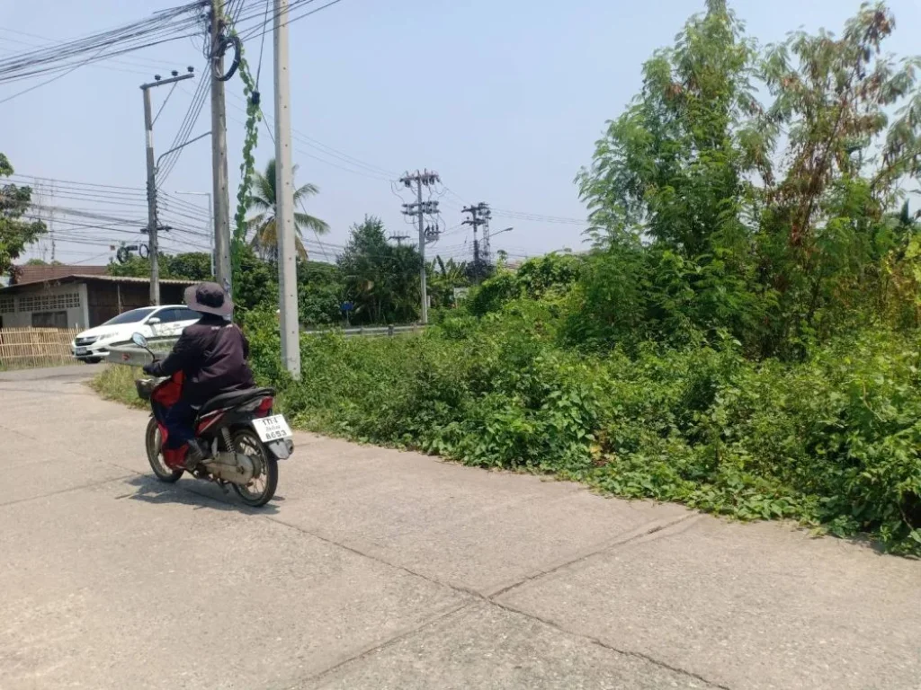 ขายที่ดินติดถนนสองด้านติดถนนติดลำเหมืองโฉนดพร้อมโอน