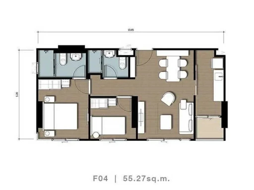 ขายคอนโด ISSI CONDO SUKSAWAT ห้องมุม วิวแม่น้ำ