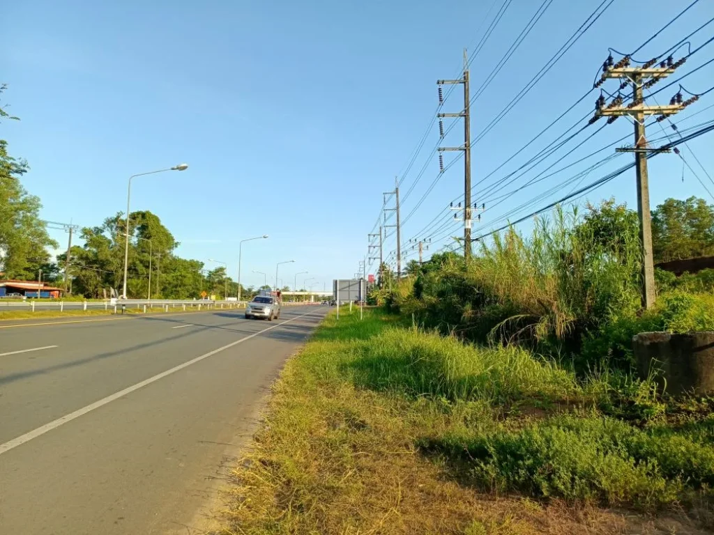 ขายที่ดินเปล่าติดถนนสุขุมวิท ใกล้ อบจเมืองตราด