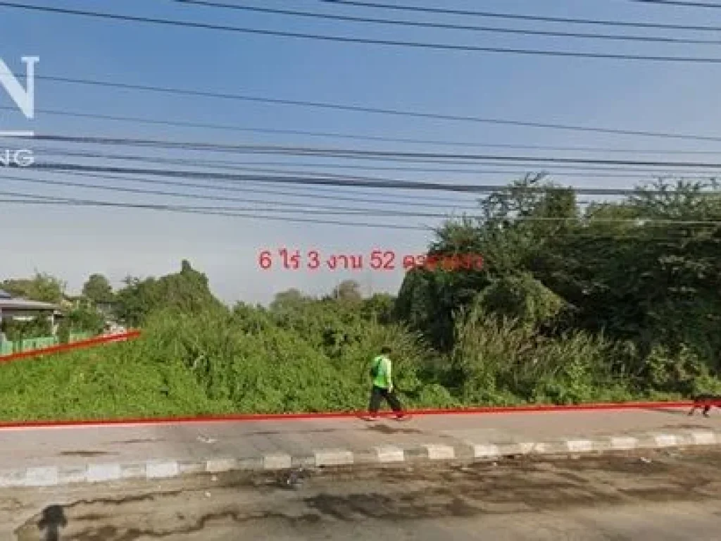 ขายด่วน ที่ดิน ติดถนน ถนน บางกรวย - กรุงเทพ 6 ไร่ 3 งาน 52