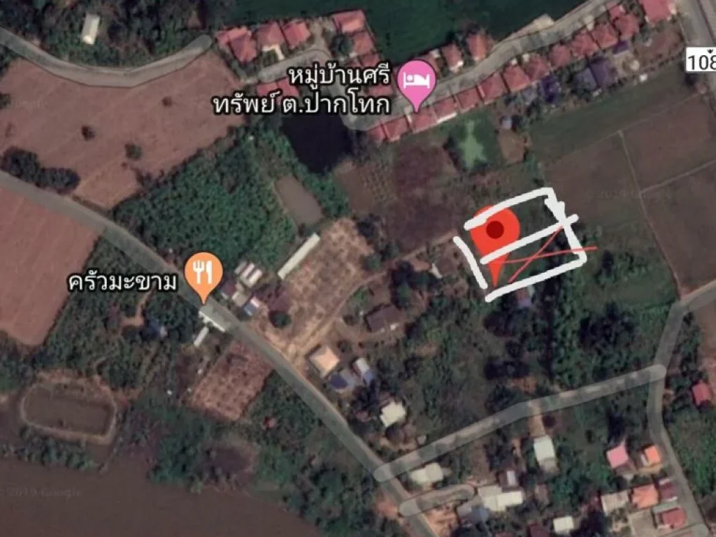 ขายที่ดินใกล้ริมน้ำน่าน อำเภอเมืองพิษณุโลก 3งาน68ตรว