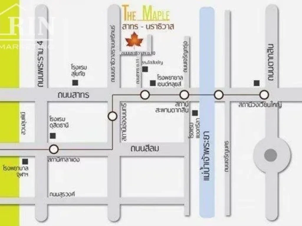 The Maple Sathorn Condo คอนโด เดอะ เมเปิ้ล สาทร นราธิวาส