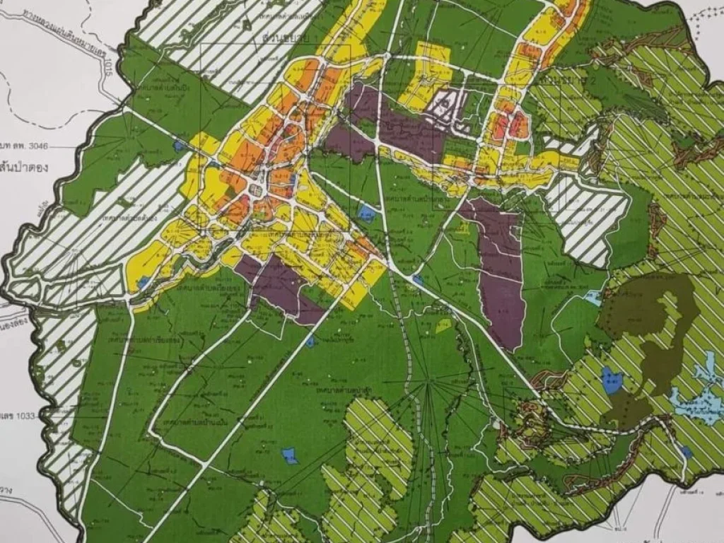 ขายที่ดินตำบลศรีบัวบานผังเมืองสีม่วงจังหวัดลำพูนพร้อมโอน