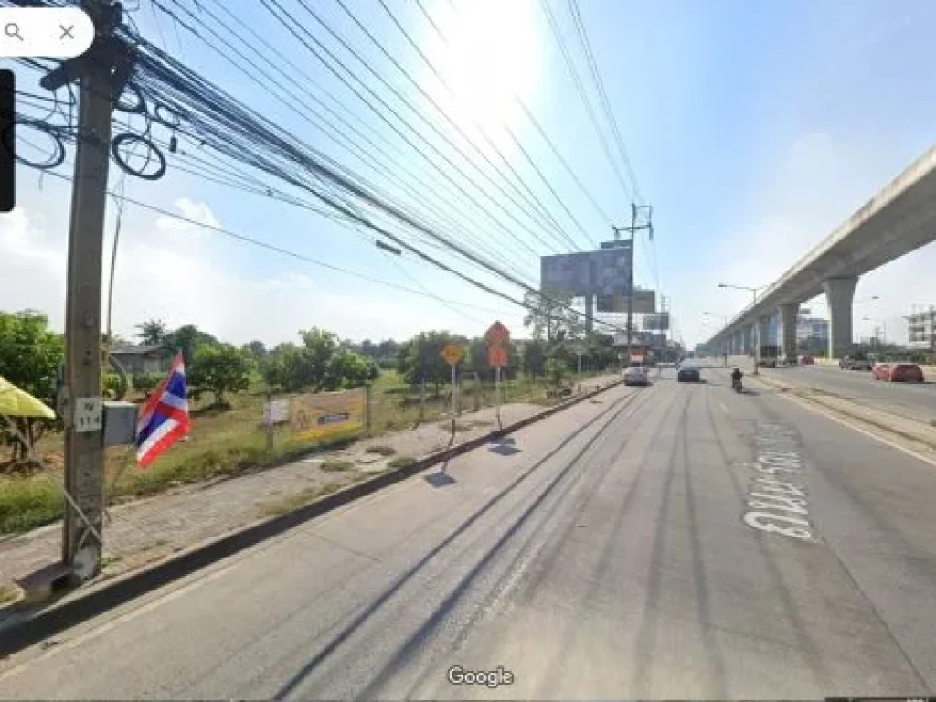 ที่ดินติดถนนรัตนาธิเบศร์ ใกล้แยกบางพลู เหมาะทำโชว์รูม