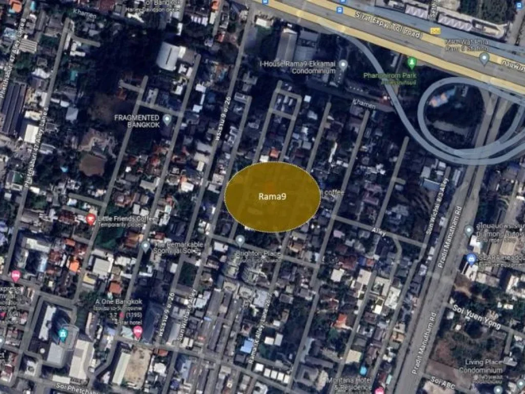 ขายที่ดิน พระราม9 Land for sale Rama 9 ราคา 115240000 บาท