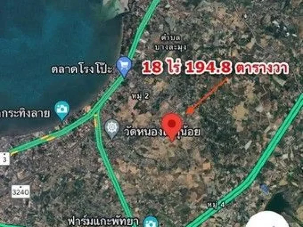 ขายที่ดินพัทยา บางละมุง โซนหนองเกตุใหญ่ ใกล้ท่าเรือแหลมฉบัง