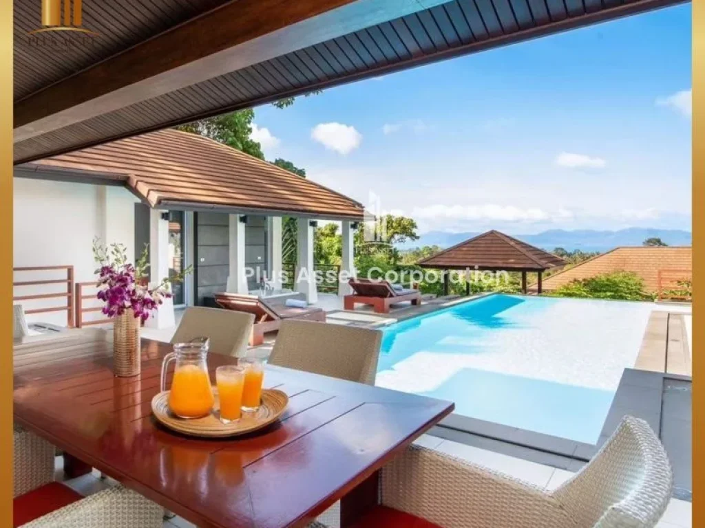 ขาย Pool Villa Sea View เกาะสมุย เฟอร์ครบพร้อมเข้าอยู่