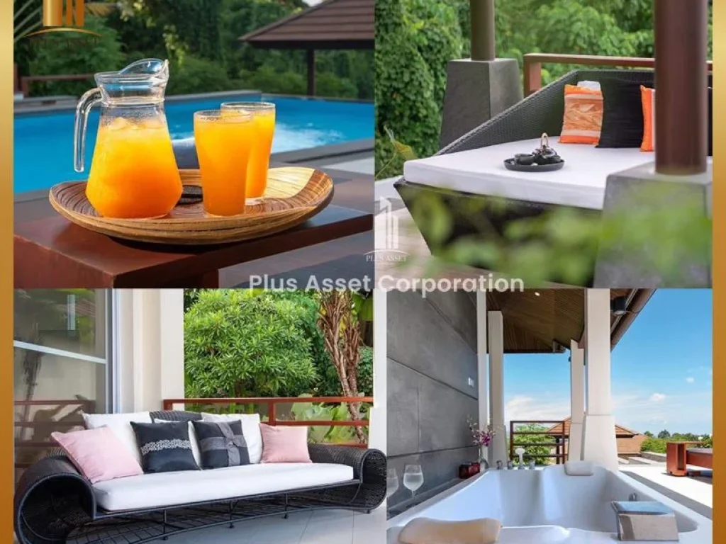 ขาย Pool Villa Sea View เกาะสมุย เฟอร์ครบพร้อมเข้าอยู่