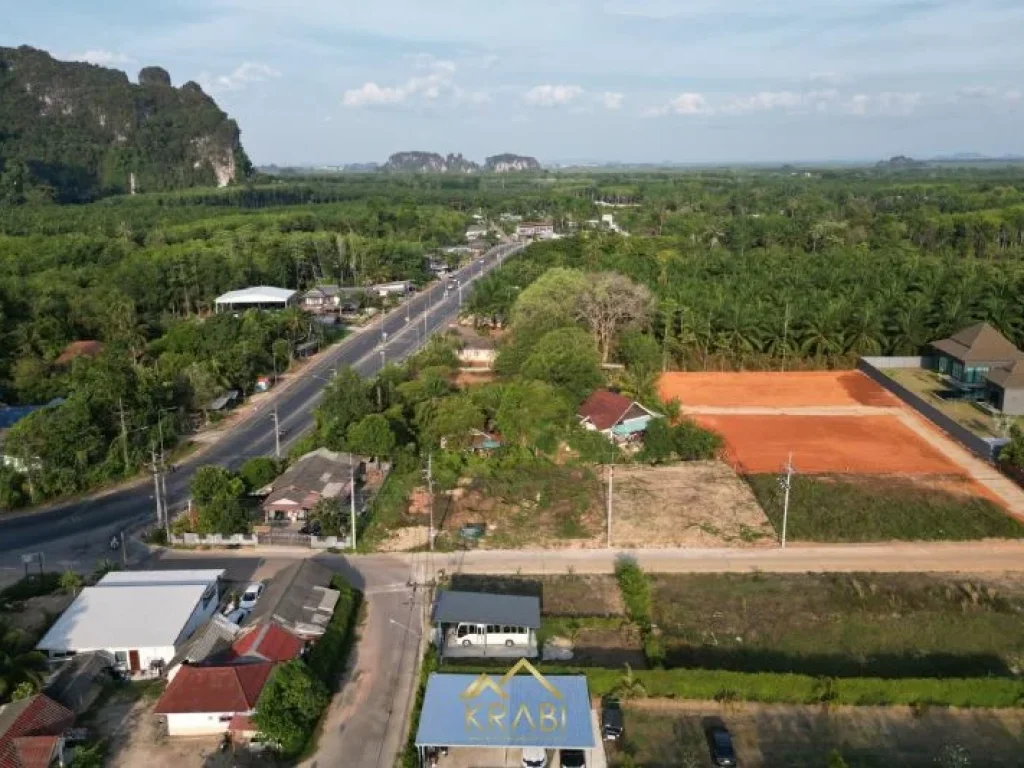 แปลงสุดท้าย ที่ดินแปลงสวยใกล้ถนน 4 เลน กระบี่ อ่าวนาง