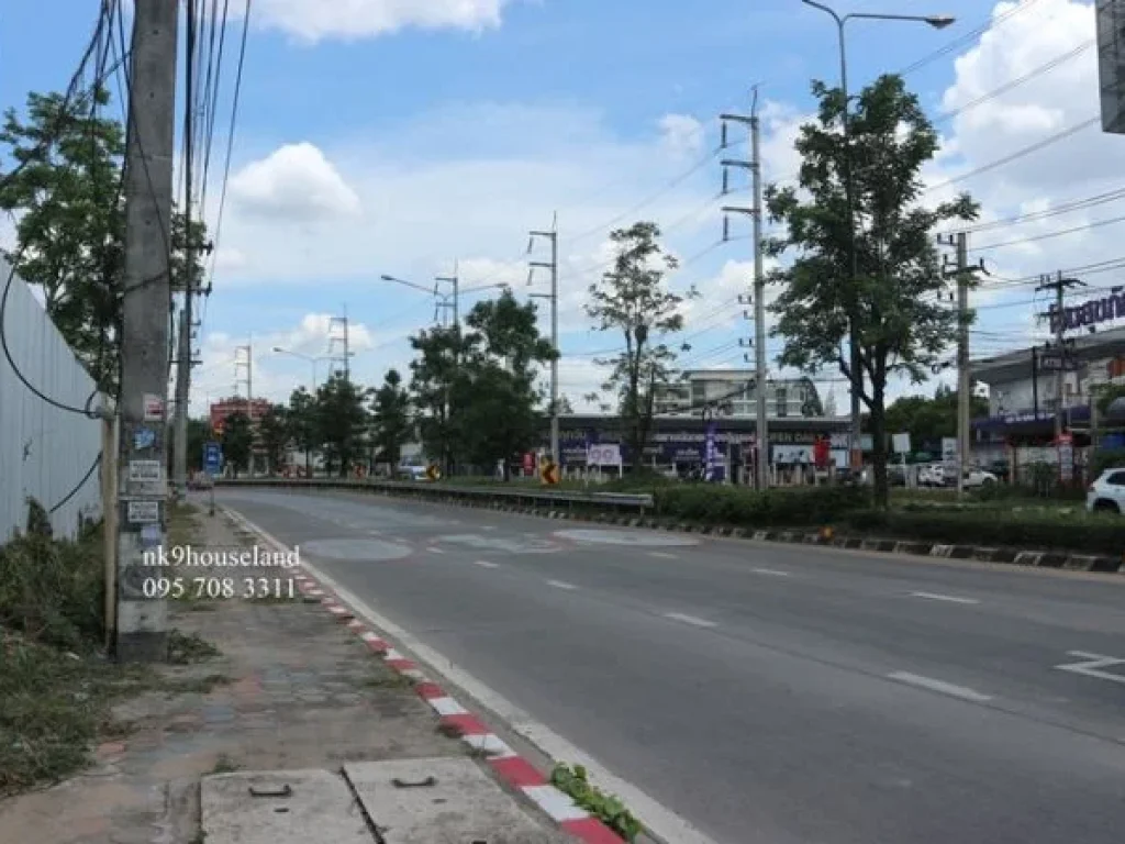 ที่ดินเมืองเชียงใหม่ติดถนนวงแหวน2 แถมอาคาร1หลัง